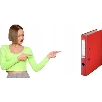 Šanon A4 50mm Ekonomický Esselte PP Červený