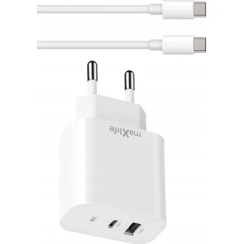 Rychlá nabíječka 25W s dlouhým 2m kabelem a 2 vstupy pro Samsung Galaxy A54 4G