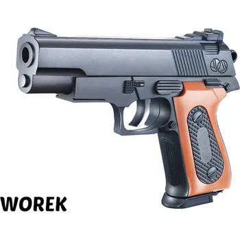 Dětská zbraň IMITACE ZBRANĚ PISTOLE NA KULIČKY ZÁBAVA VÝSTŘELY