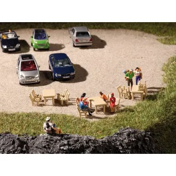 Modelová železnice Zahradní židle a stoly H0 - Auhagen 41607