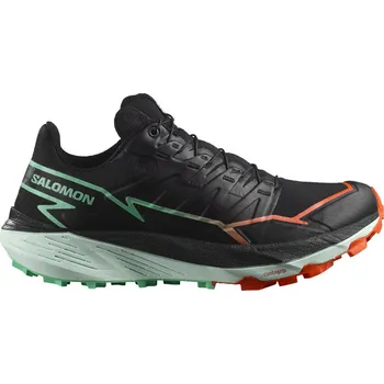 Dámská běžecká obuv Dámská běžecká obuv Salomon Thundercross Black/Cherry Tomato/Electric Green UK 8,5