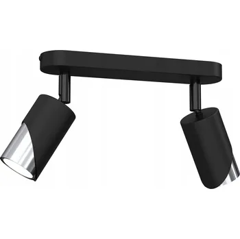 Bodové svítidlo Luminex 9640 Bodové svítidlo Shift černo/chromové 2xGU10