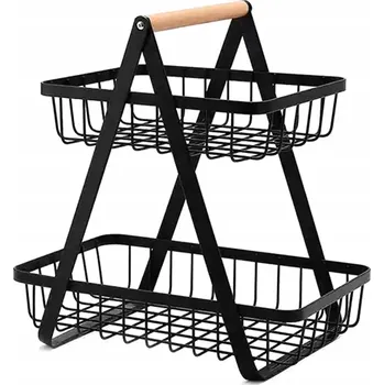 Obraz Kovový koš na ovoce černý