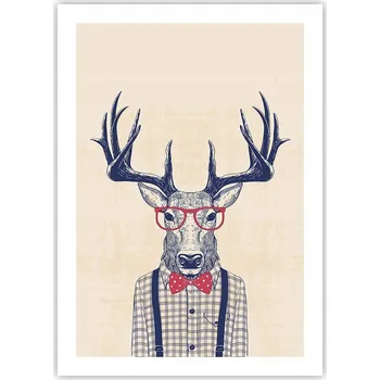 Obraz Plakát bez rámu do obýváku ložnice 50x70 abstrakce moderní módní obraz