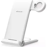 Nillkin PowerTrio 3v1 Bezdrátová Nabíječka pro Garmin Watch White