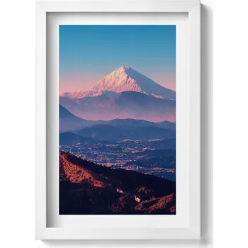 Obraz Dekorativní nástěnný obraz v rámu s grafikou Hory v San Antoniu USA 20x30 cm