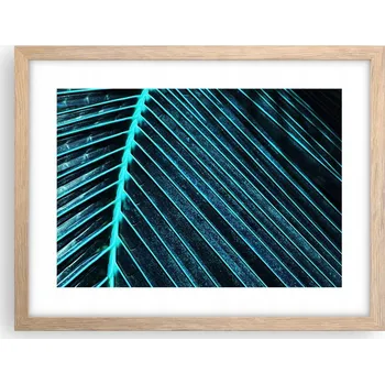 Obraz Obraz plakát v rámu světlý dub do obýváku 40x30 list foto plakáty na zeď