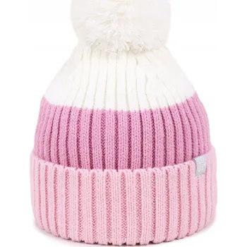 Čepice Čepice zimní dívčí s bambulí COOL 46-48 YOCLUB