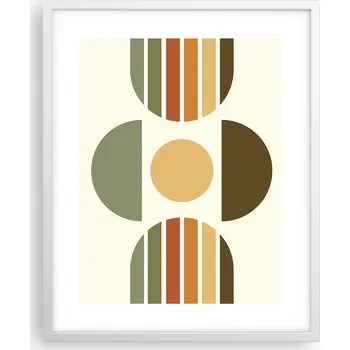 Obraz Obraz plakát na zeď v bílém rámu 40x50 abstrakce plakáty do obýváku