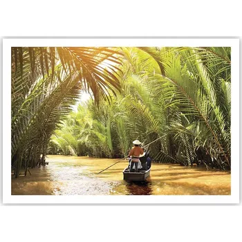 Obraz Plakát na zeď bez rámu 100x70 řeka mekong obraz plakáty obývací pokoj ložnice