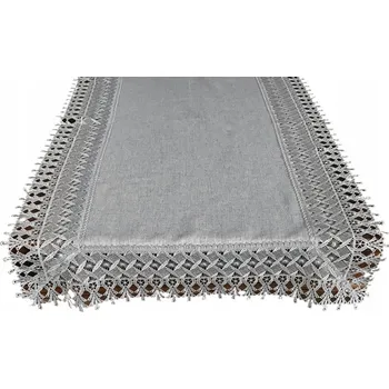 Obraz Běžec na stůl odstíny šedé 160 x 40 cm