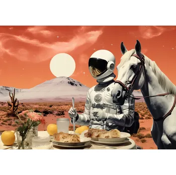 Plakát Plakát Oběd na Marsu bez rámu 42 x 29,7 cm