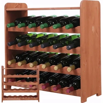 Stojan na víno Stojan na víno, regál na lahve, police na alkohol - 24 lahví
