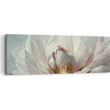 Obraz Obraz na plátně do obýváku ložnice 90x30 květiny foto obrazy na zeď