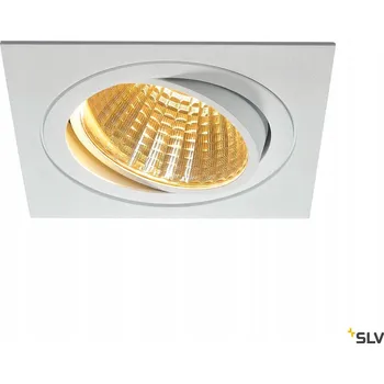 Čtvercový stropní reflektor SLV bílý