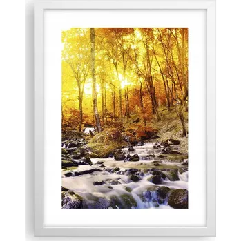 Obraz Obraz plakát v bílém rámu do obýváku 30x40 krajina plakáty na zeď