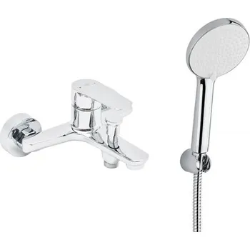 Vanová baterie SAT Mood s vanovým setem 150 mm chrom SATBSMOOD222SET1