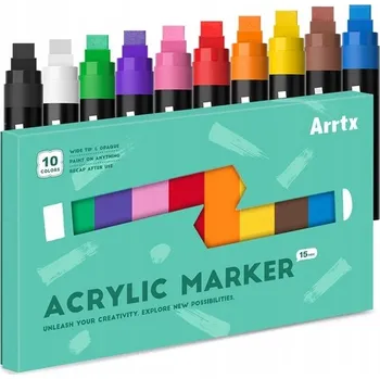 Akrylové fixy ARRTX Jumbo XL, 10ks