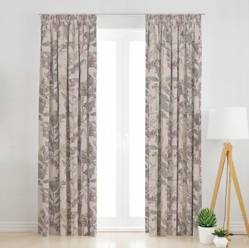 Obraz Závěs polozatemňovací s řasící páskou, na žabky 145 cm x 280 cm