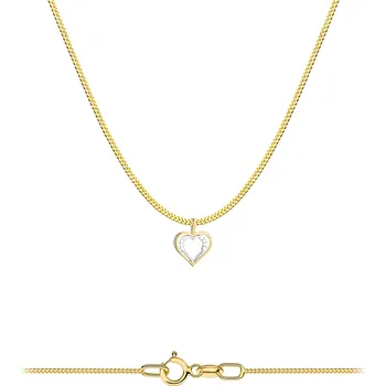 Hodinky Řetěz Bonore - Zlato 585 + Přívěšek - Zlato 585 - Kubický Zirkon 146241