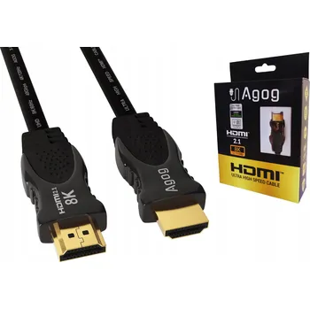 Video kabel Kabel Agog X-87 kabel HDMI-HDMI 3d HDR eARC VRR HDMI - HDMI 3 m