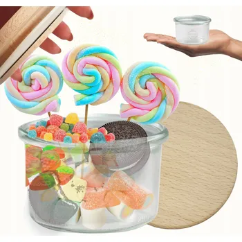 Sklenice Sklenice WECK dřevěné víko zavařovací sklenice 200 Ml MOLD