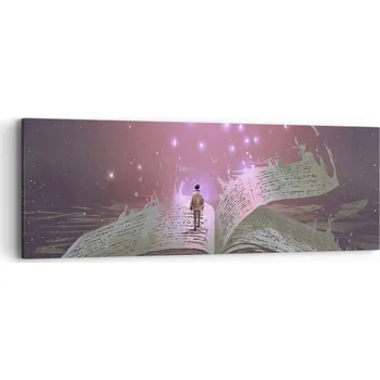 Obraz Obraz na plátně do obýváku ložnice 90x30 grafika foto obrazy na zeď