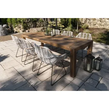 Zahradní sestava Vimine Natural Wicker® Zahradní souprava nimes teak v