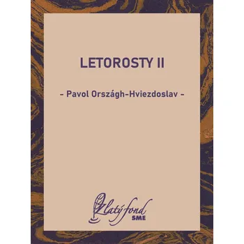 Kniha Letorosty II - Pavol Országh-Hviezdoslav (E-Kniha)