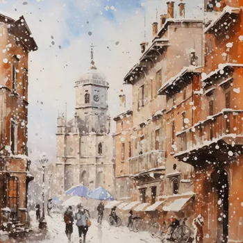 Plakát Plakát Kouzlo Starých Měst bez rámu 100 x 100 cm