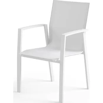 Zahradní sestava Zumm Garden Furniture® Zahradní hliniková židle leon bílá