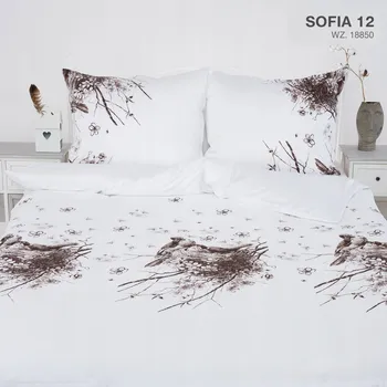 Povlečení Povlečení Andropol z bavlněného saténu 160x200 PREMIUM Sofia 12