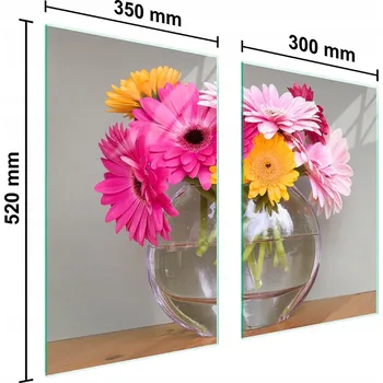 Kuchyňské prkénko Krájecí deska TMK ArtDeko sklo 2 ks