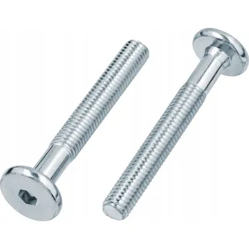 Šroub Meblový šroub M6x120 s válcovou hlavou a vnitřním šestihranem (imbus) - metrický šroub pro nábytek