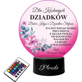 Lampička Plexido vícebarevná Noční lampa