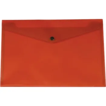 Kopertová složka A4 na patentku, červená Factis