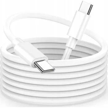 Datový kabel Kabel Nela-Styl USB-C - USB-C 1,5 m bílý