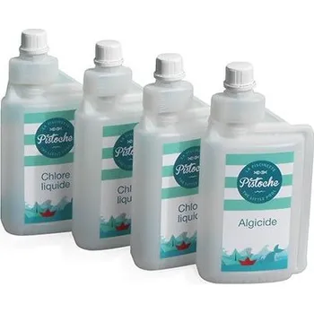 Bazénová chemie Pistoche sada chemií pro úpravu vody v dětském bazénu