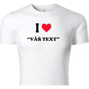 Chlapecké tričko Fenomeno Dětské tričko I love Velikost: 122 cm/ 6 let, Barva trička: Bílé