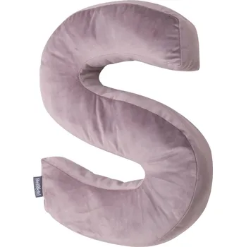 Polštář Polštář ve tvaru písmene S, růžový