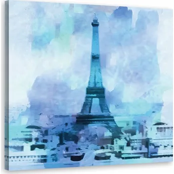 Obraz Obraz Eiffelova věž modrá - Andrea Haase 60x60