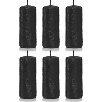 Svíčka Tradiční parafínová svíčka bez vůně Drobo 6 ks