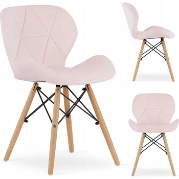 Křeslo Židle RIPIANO VLEVET 48 x 43 x 74 cm růžová 1 ks