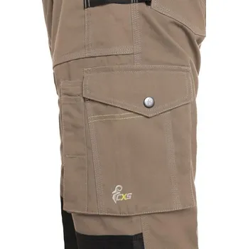 montérky Kalhoty CXS STRETCH, pánské, béžovo-černé, vel. 60