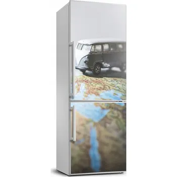 Fototapeta Fototapeta / Nálepka na ledničku - Van na glóbusu