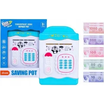 Pokladnička Elektronický trezor bankomat pokladnička bankovky PIN