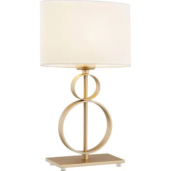 Lampička Argon Perseo stolní lampa 1x15 W bílá-zlatá 8310