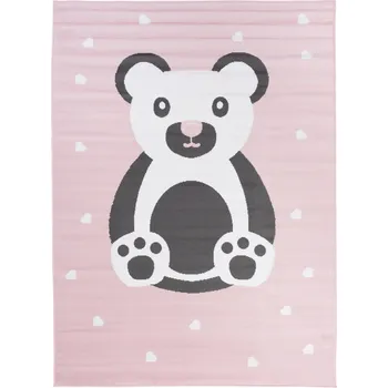Koberec KOBEREC PINKY 140x200 MEDVÍDEK PASTELOVÝ PRO DĚTI 04p