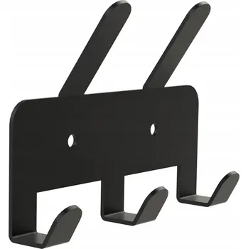 Věšák Šatní ramínko kovový Domer černý