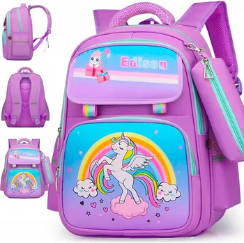 Školní batoh Školní Batoh Aktovka Jednorožec pro Dívky 1.-3. Třída Edison Pro